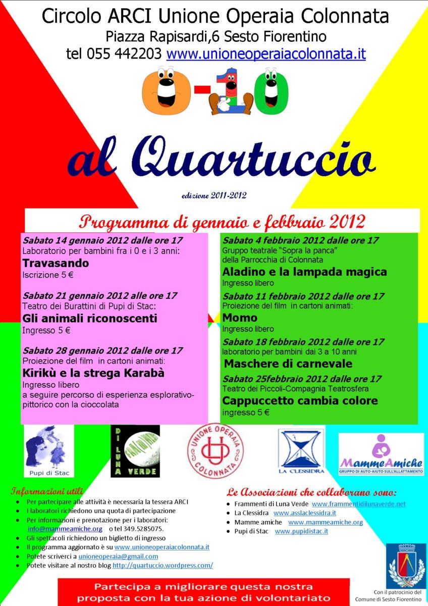 Inizia alla grande il 2012 per i bambini!