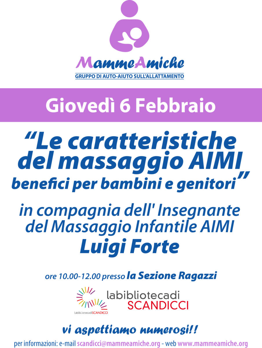 Le caratteristiche del massaggio AIMI – benefici per bambini e genitori