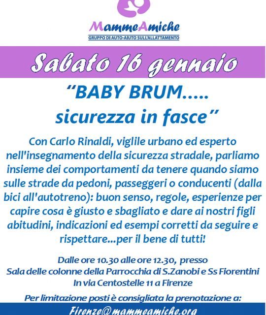 BABY BRUM…SICUREZZA IN FASCE
