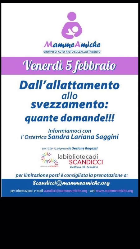 Dall’allattamento allo svezzamento: quante domande!!!