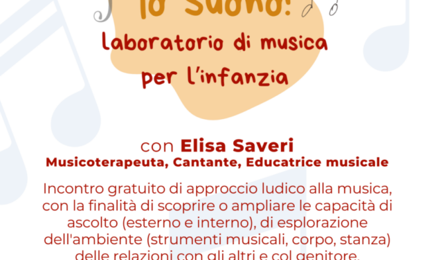 Io suono! Laboratorio di musica per l’infanzia
