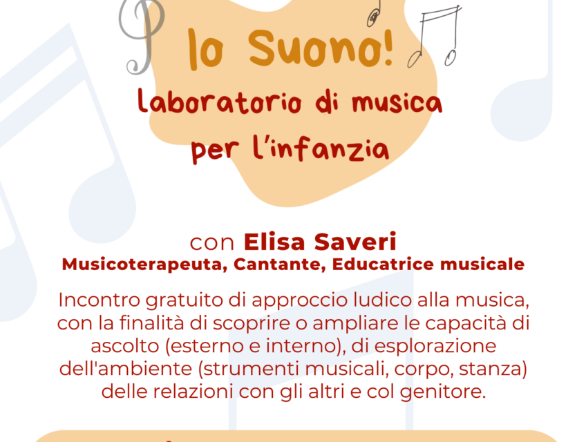 Io suono! Laboratorio di musica per l’infanzia