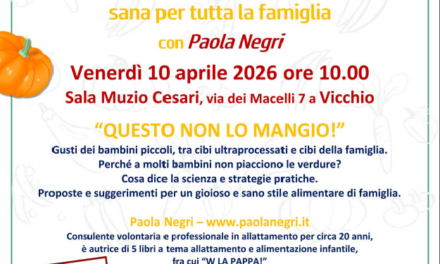 W la pappa – incontro a Vicchio con Paola Negri 10.04.2026
