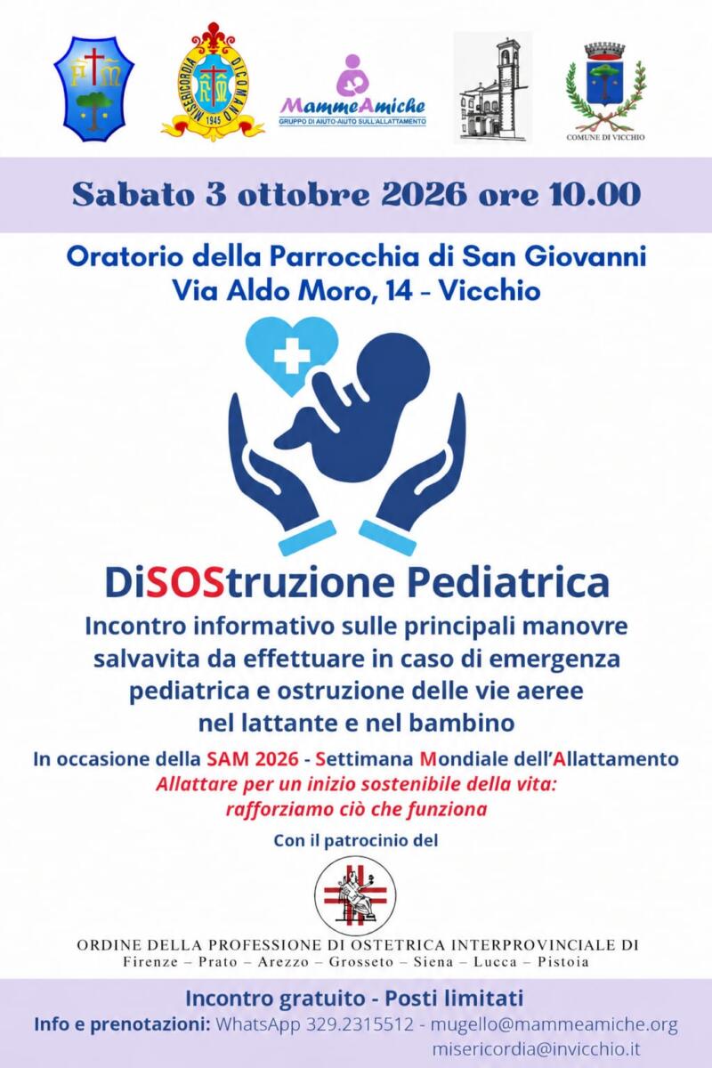 DiSOStruzione pediatrica a Vicchio DiSOStruzione pediatrica a Vicchio