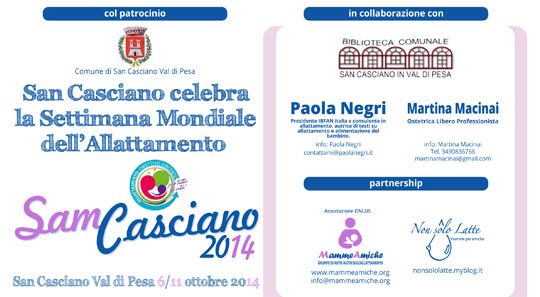 SAM Casciano 2014 – San Casciano celebra la Settimana Mondiale dell’Allattamento