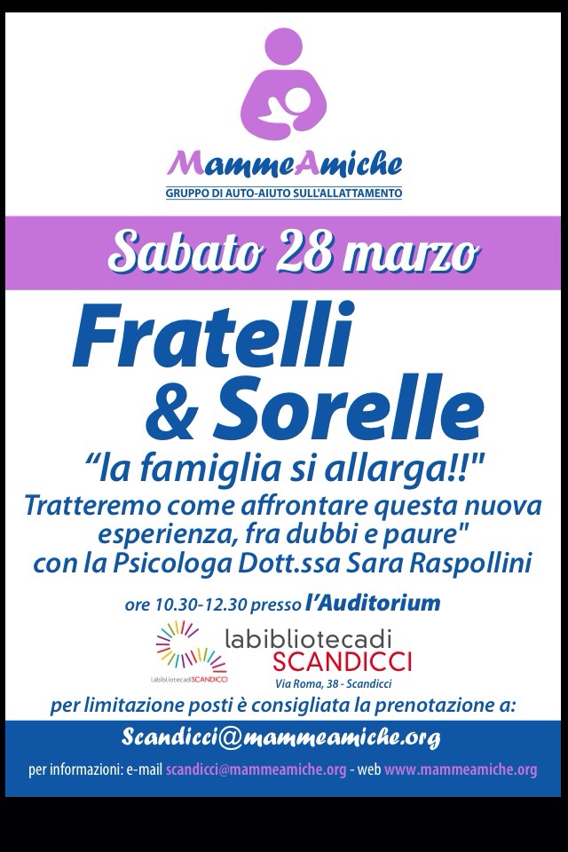 Fratelli & Sorelle la famiglia si allarga!! MammeAmiche