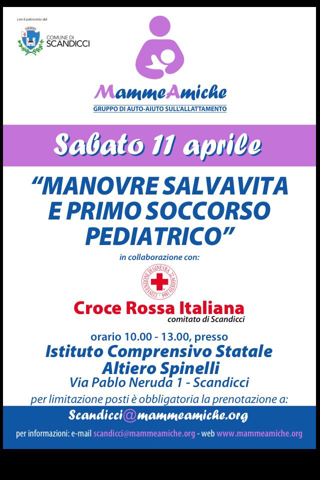 MANOVRE SALVAVITA E PRIMO SOCCORSO PEDIATRICO a Scandicci